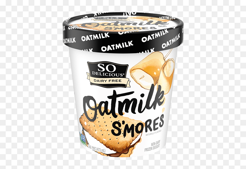 S"mores Oatmilk Frozen Dessert - Oat Milk Vanilla Ice Cream, HD Png Download - smore png