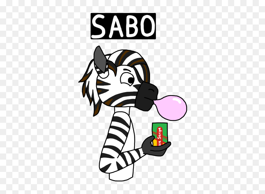 Fruit Stripe Sabo V2 - Cartoon, HD Png Download - zebra stripes png