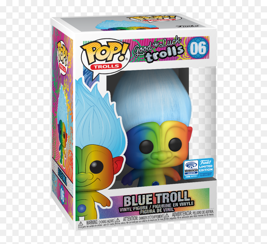 Green Troll Funko Pop, HD Png Download - troll hair png
