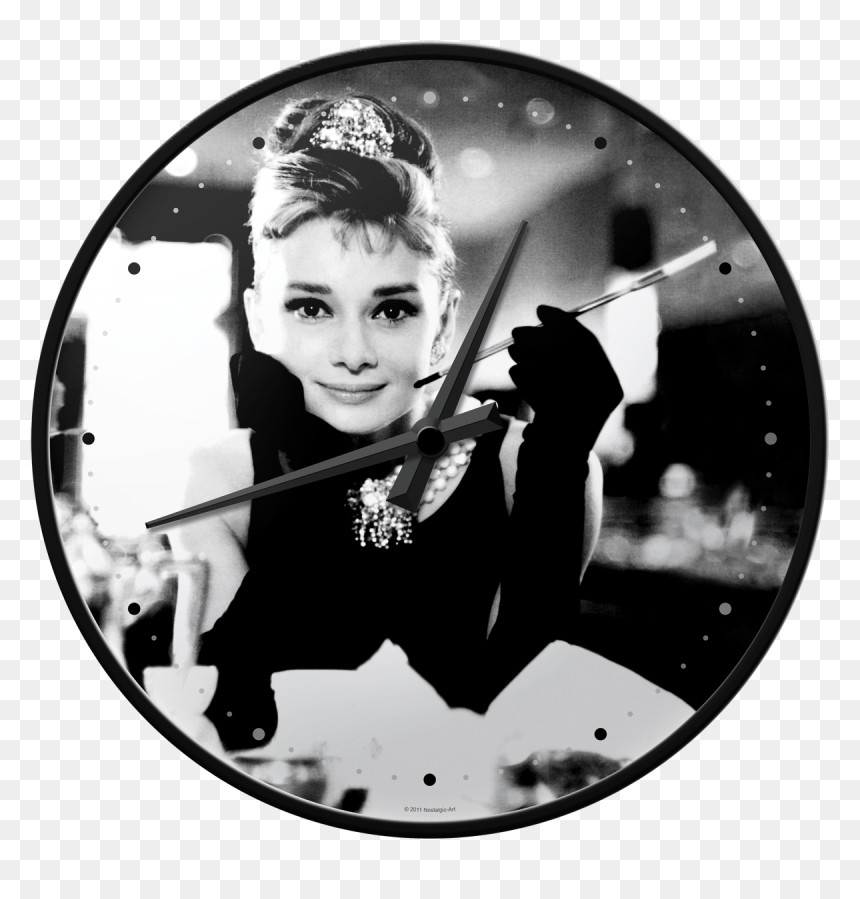 Black Givenchy Dress Of Audrey Hepburn Breakfast At - Framed Breakfast At Tiffany's Poster, HD Png Download - audrey hepburn png