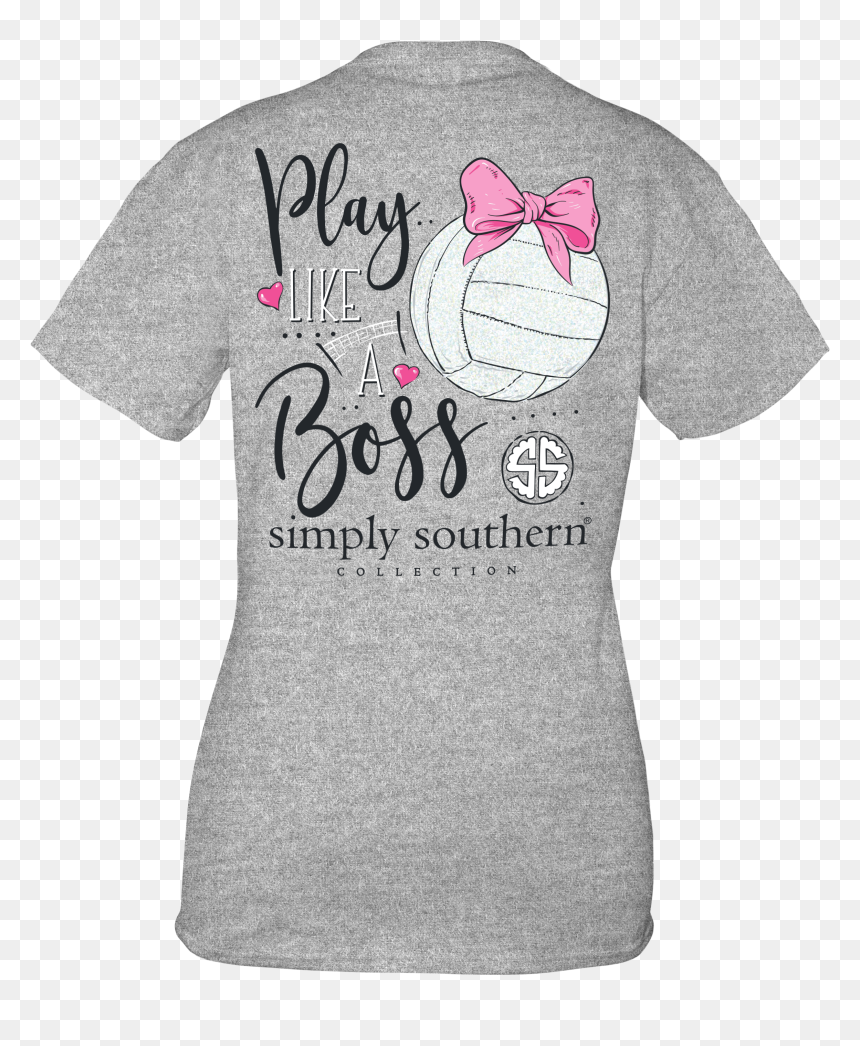 Youth "play Like A Boss - Simply Southern Shirts Short Sleeve, HD Png Download - like a boss png
