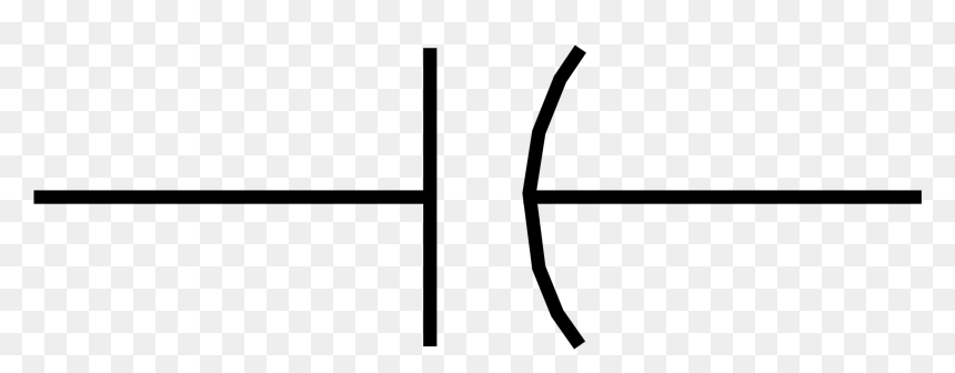 Capacitor Iec Symbol, HD Png Download - triangle icon png