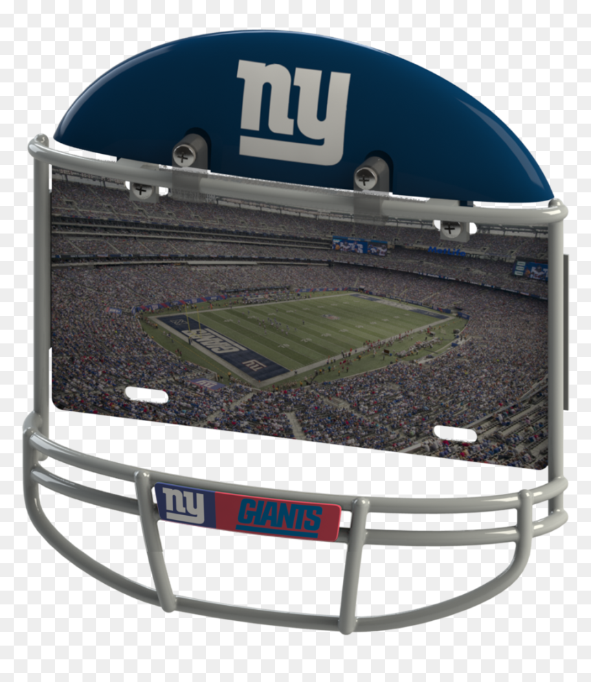 New York Giants Helmet Frame Metal Stadium Photo - Logos And Uniforms Of The New York Giants, HD Png Download - ny giants png