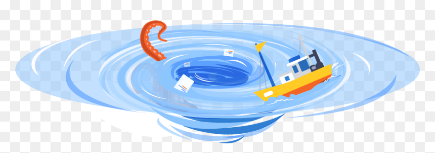 Avoid The Whirlpool Of Data Chaos - Illustration, HD Png Download - whirlpool png