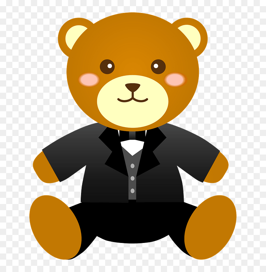 Bear Groom Clipart - Teddy Bear, HD Png Download - groom png