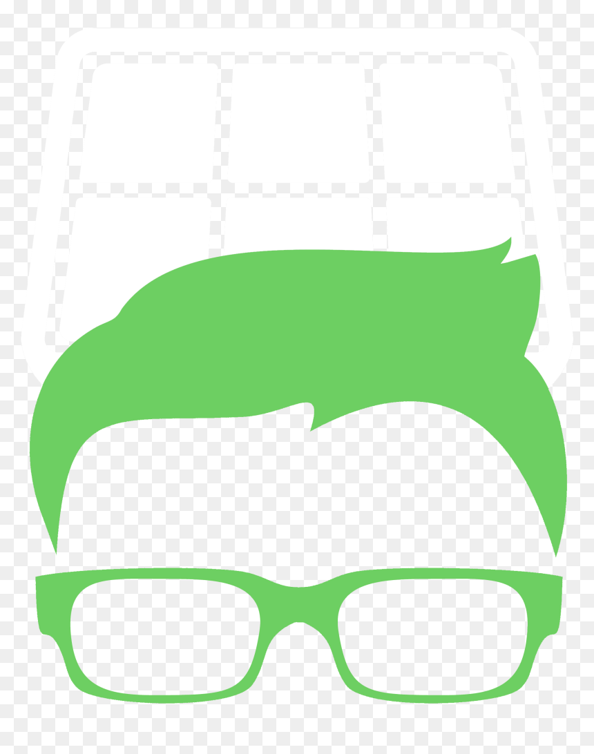 Nerd, HD Png Download - nerdy glasses png