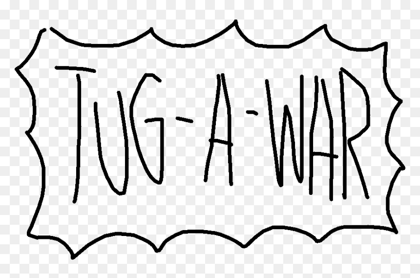 Line Art, HD Png Download - tug of war png