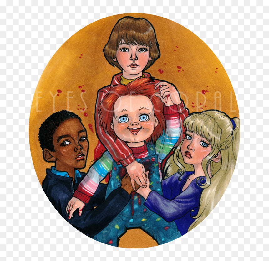 Horror Art, Horror Movies, Child, Doll, Play, Story - Horror Movie Doll Fan Art, HD Png Download - chucky doll png
