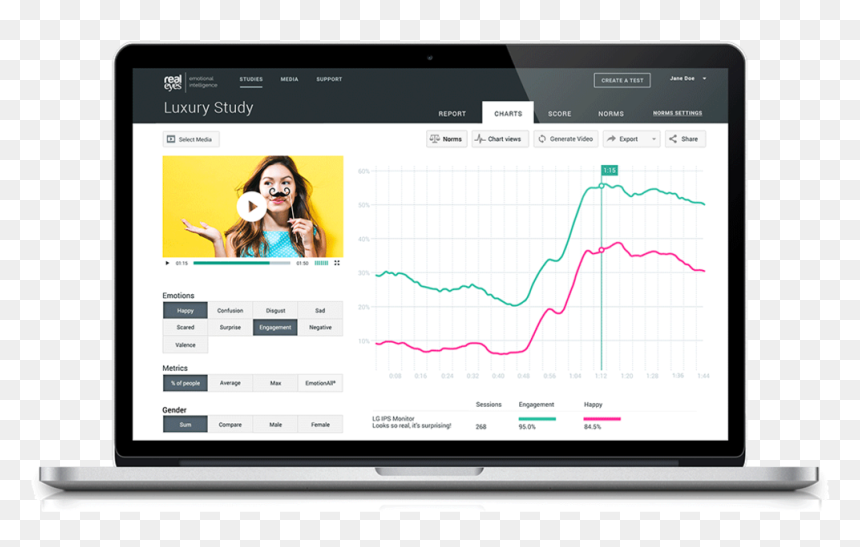 Realeyes Luxury Study - Tablet Computer, HD Png Download - real eyes png