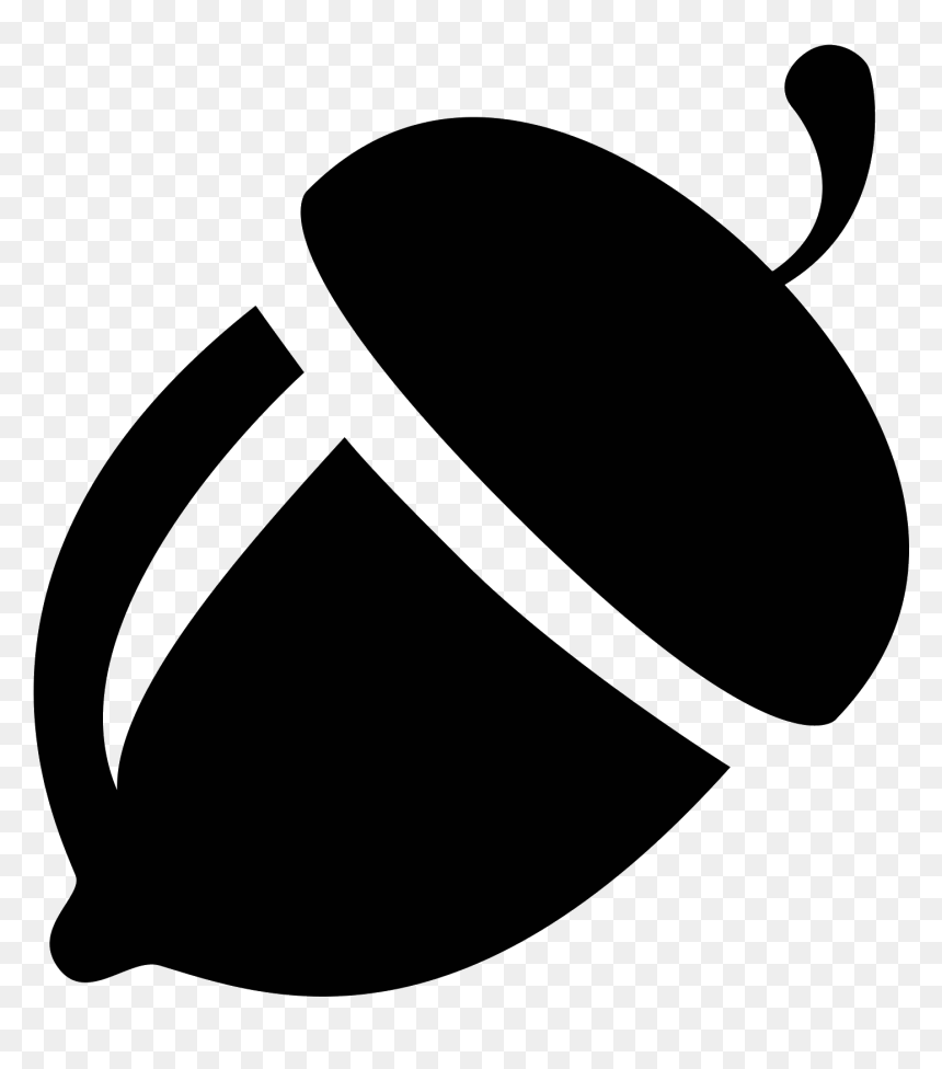 Acorn Svg Nut - Nut Icon Png, Transparent Png - nut button png