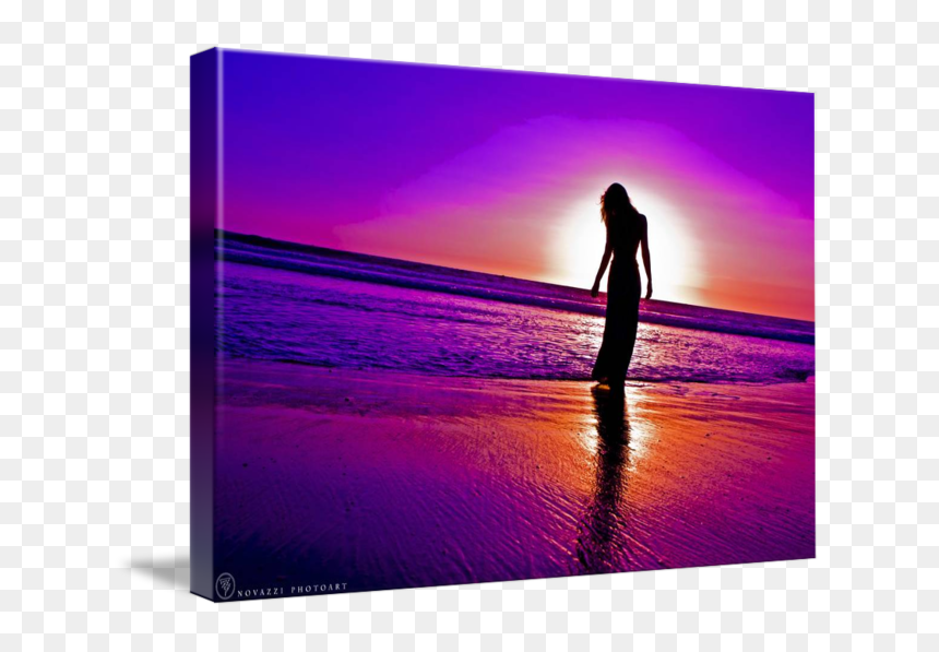 Woman In Dress Silhouette Purple By Jonah - Png Woman In Purple Silhouette, Transparent Png - woman in dress silhouette png