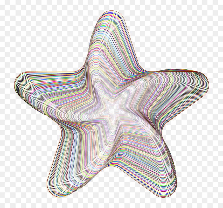 Starfish, HD Png Download - star line png