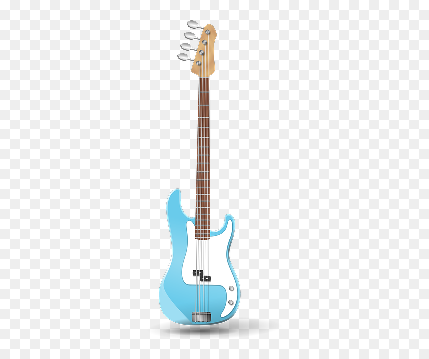 Bass Guitar Clip Art, HD Png Download - guitar hero png