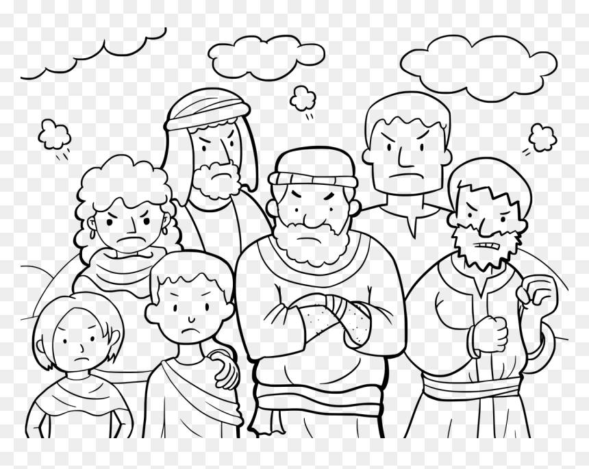 Vector Graphics,free Pictures, Free Photos, Free Images, - Israelites Coloring Pages, HD Png Download - angry old man png
