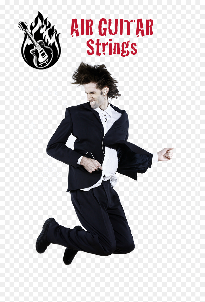 Featurepics Air Guitar Hero - Poster, HD Png Download - guitar hero png
