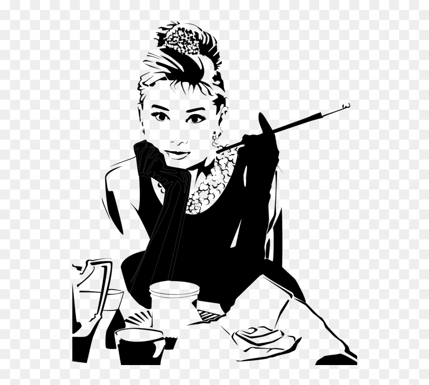 Click And Drag To Re-position The Image, If Desired - Breakfast At Tiffany Png, Transparent Png - audrey hepburn png