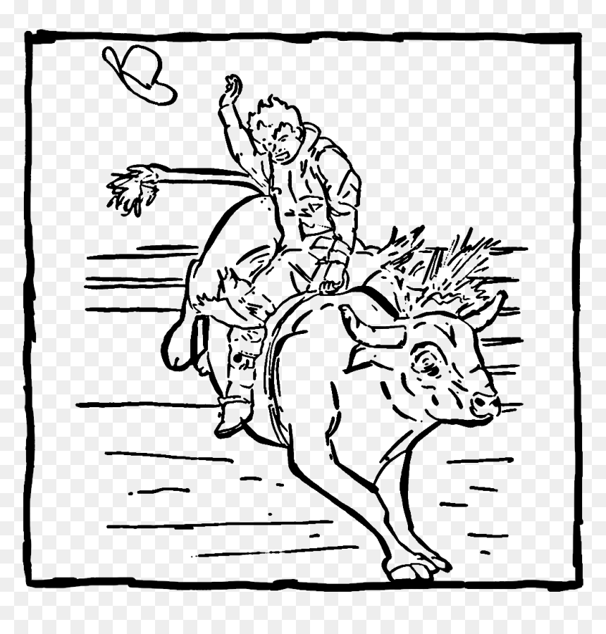 Cartoon , Png Download - Cartoon, Transparent Png - bull riding png