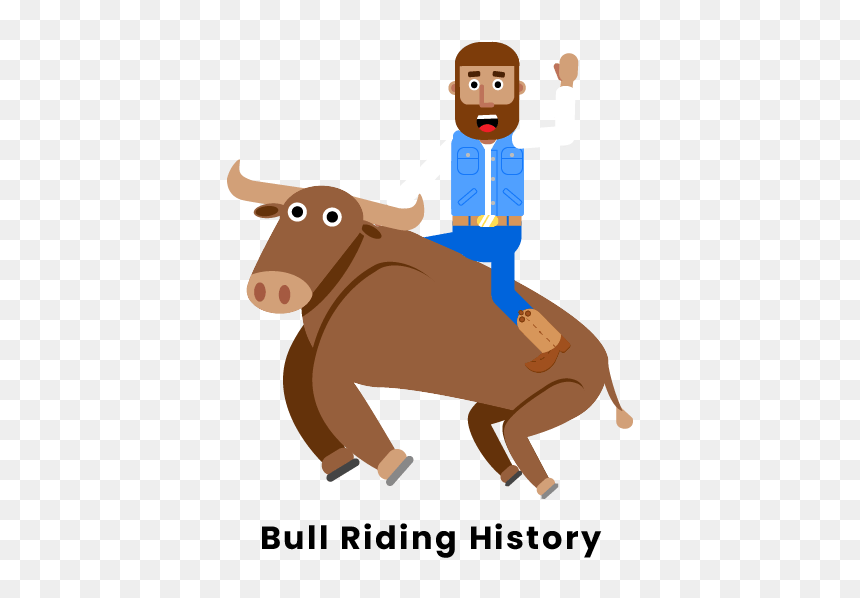 Cartoon, HD Png Download - bull riding png