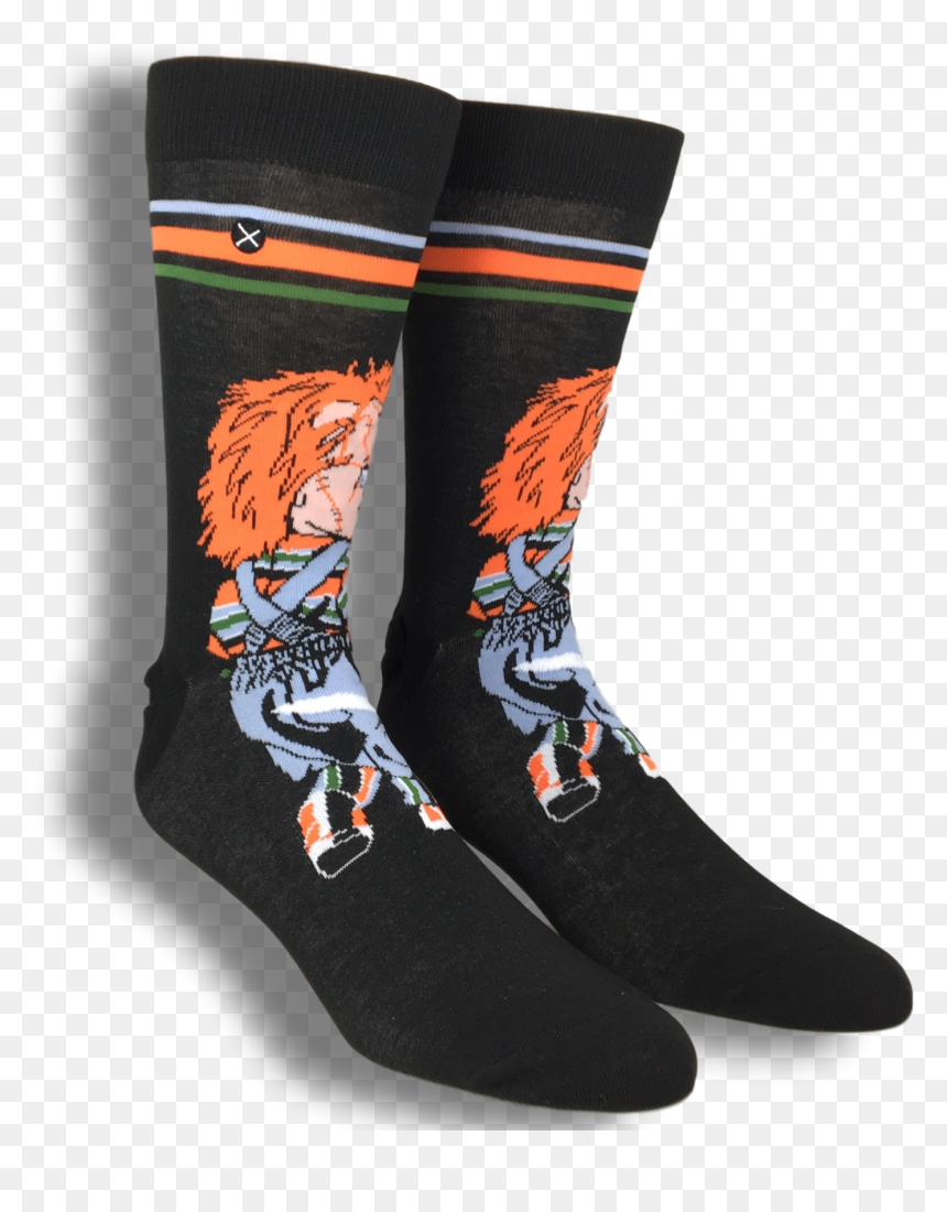 Child"s Play Chucky Doll Socks Socks By Odd Sox , Png - Sock, Transparent Png - chucky doll png