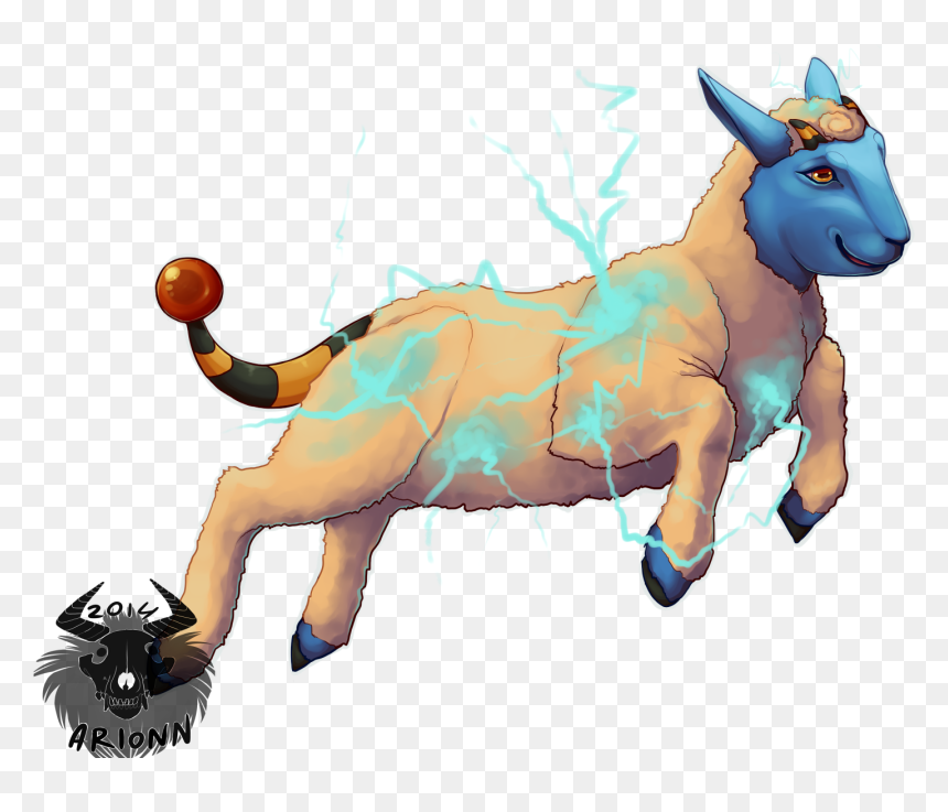 Realistic Pokemon Mareep, HD Png Download - mareep png
