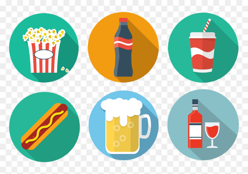 Sweetland Amphitheatre At Boyd - Food And Beverage Illustration, HD Png Download - beverage png