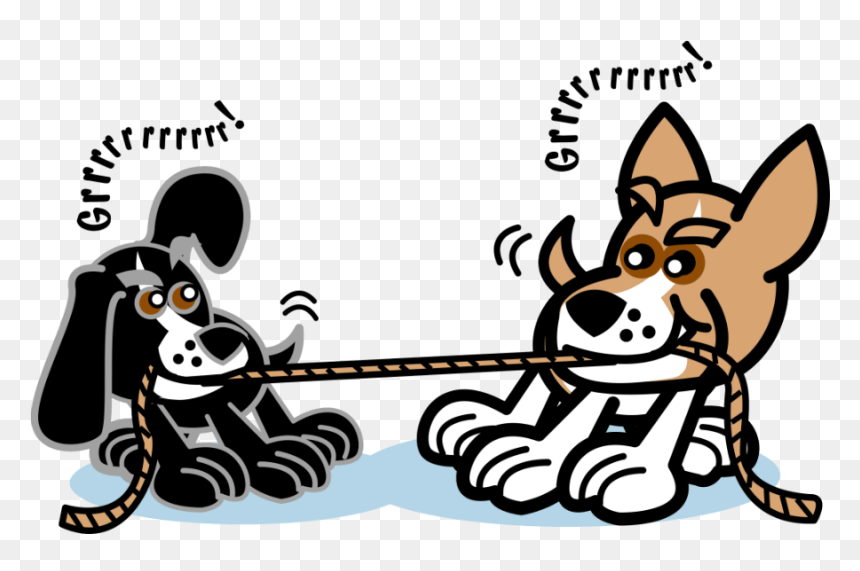 Tug Of War Cartoon, HD Png Download - tug of war png