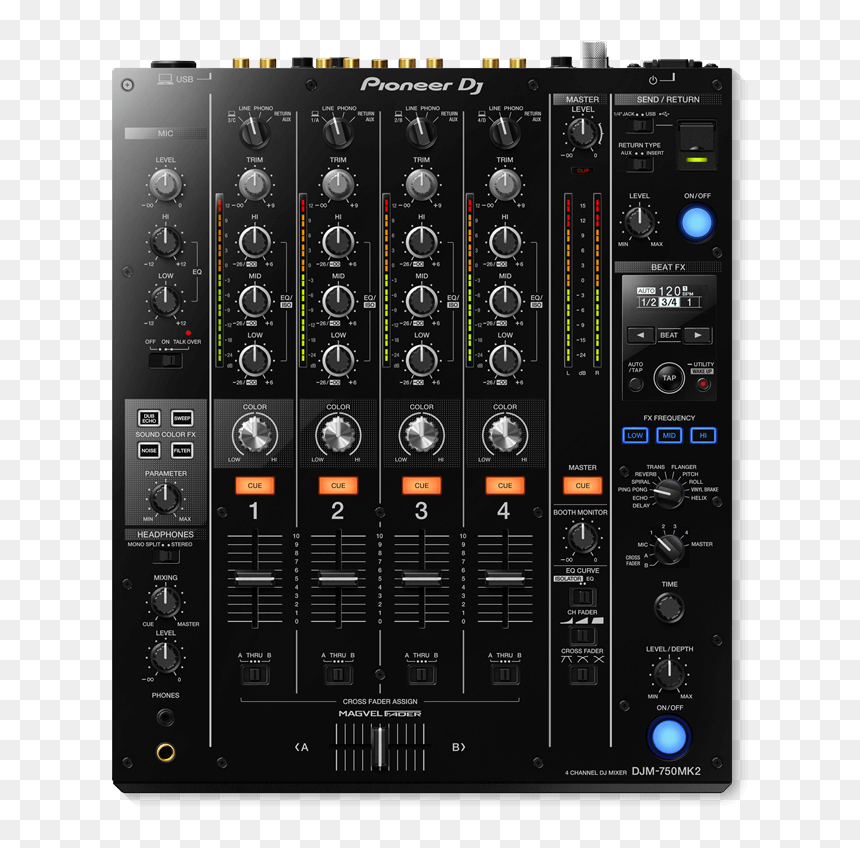 Djm-750mk2 - Pioneer Djm 900 Nexus2, HD Png Download - dj turntables png