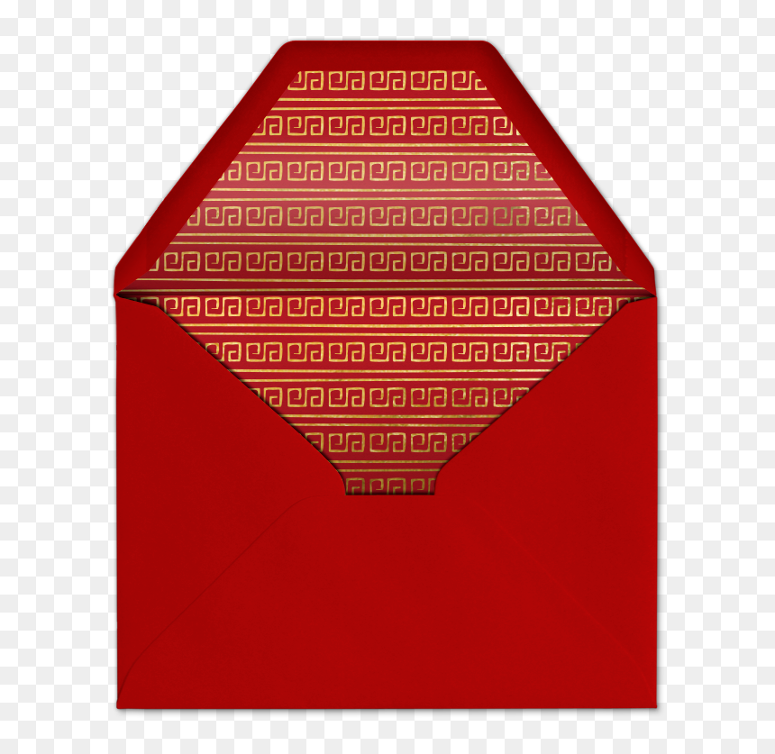 Red Invitation Envelope, HD Png Download - envelope transparent png