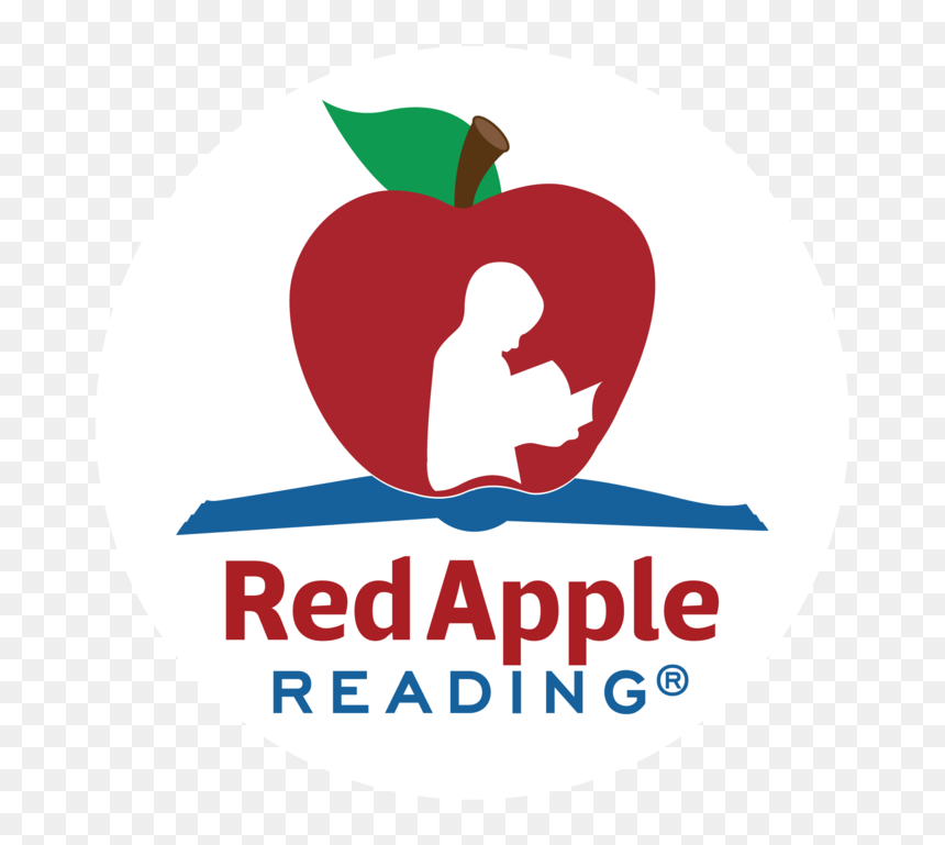 Red Apple Reading, HD Png Download - kids reading png