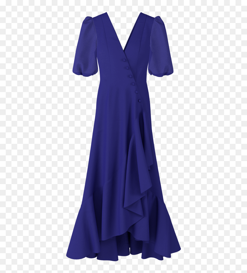 Gown, HD Png Download - woman in dress silhouette png