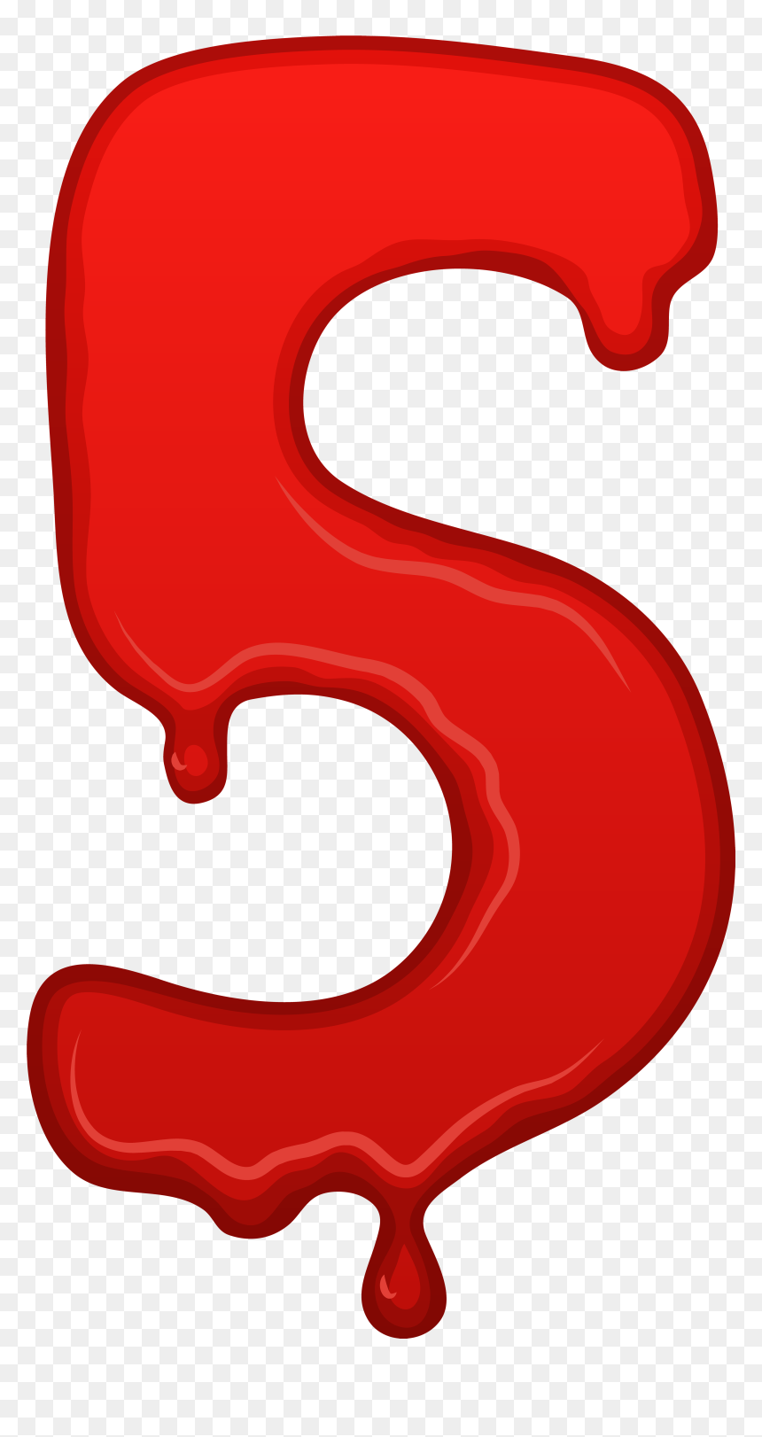Clipart Money High Five Image Free Library Bloody Number - Bloody Number 5 Png, Transparent Png - bloody hands png