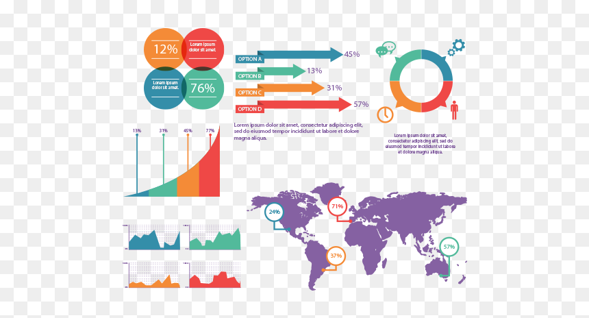 Infographic Graphics Png - Free Infographic Dashboard, Transparent Png - infographic png