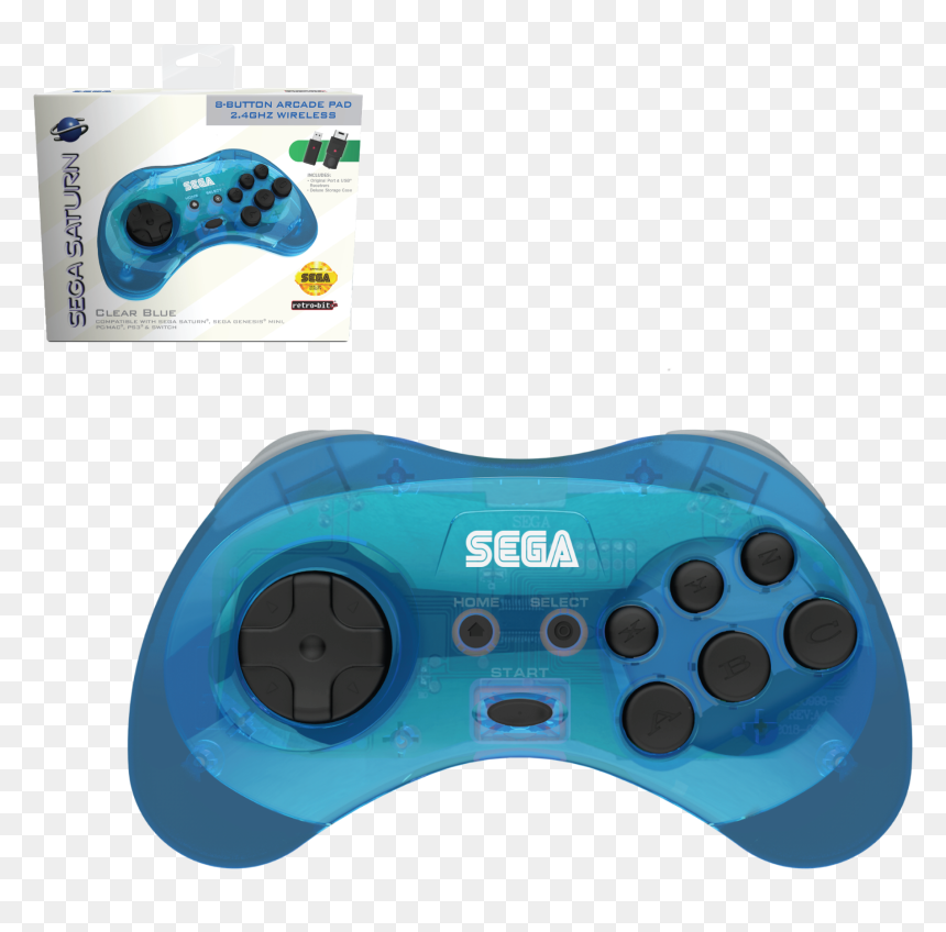 Retro Bit Sega Saturn Controller, HD Png Download - sega saturn png