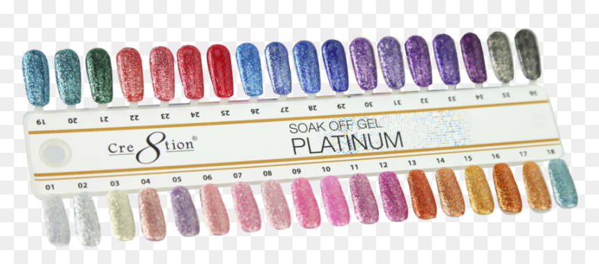 Platinum Color Chart - Nail Polish, HD Png Download - platinum png