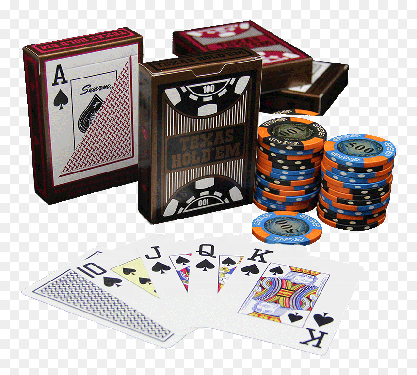 Poker Set, HD Png Download - casino cards png