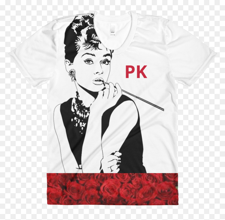 Audrey Hepburn T-shirt - Audrey Hepburn Svg, HD Png Download - audrey hepburn png