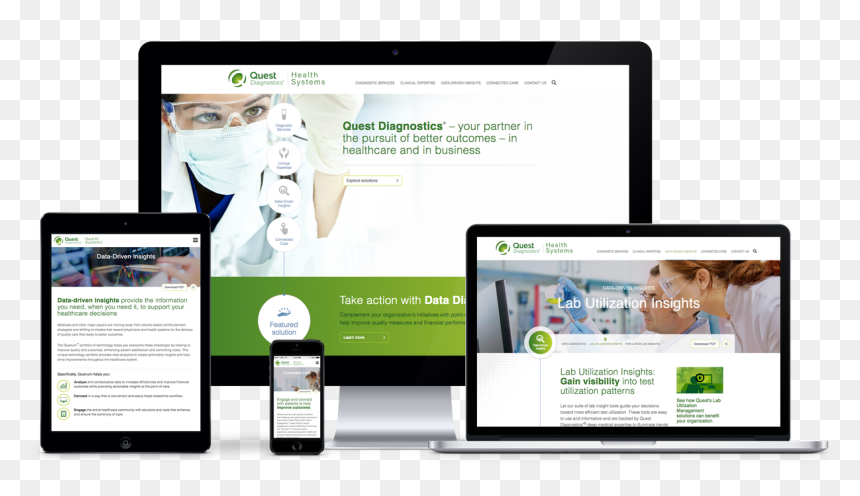 Online Advertising, HD Png Download - quest diagnostics logo png