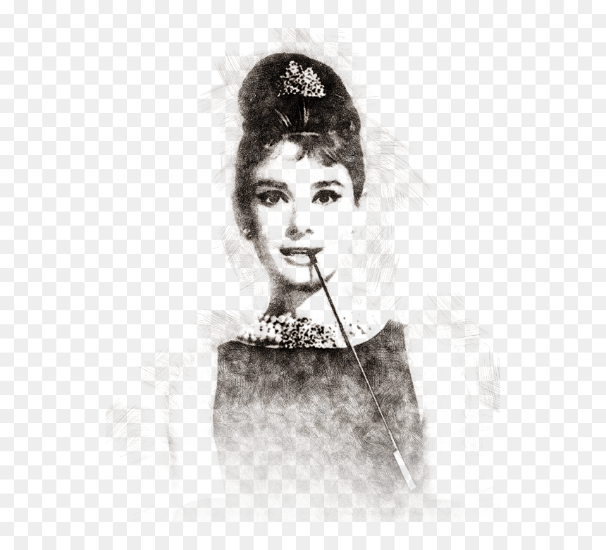 Transparent Breakfast At Tiffany S Clipart - Audrey Hepburn 1920s, HD Png Download - audrey hepburn png