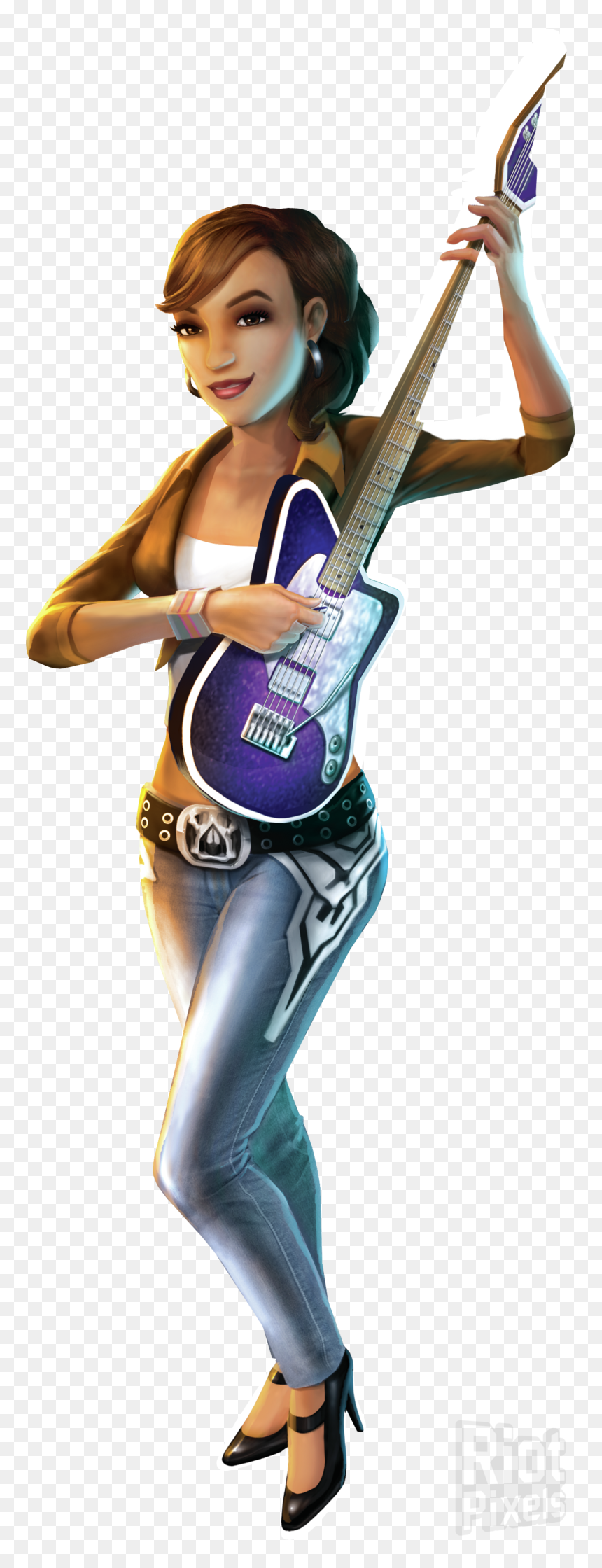 Electric Guitar, HD Png Download - guitar hero png