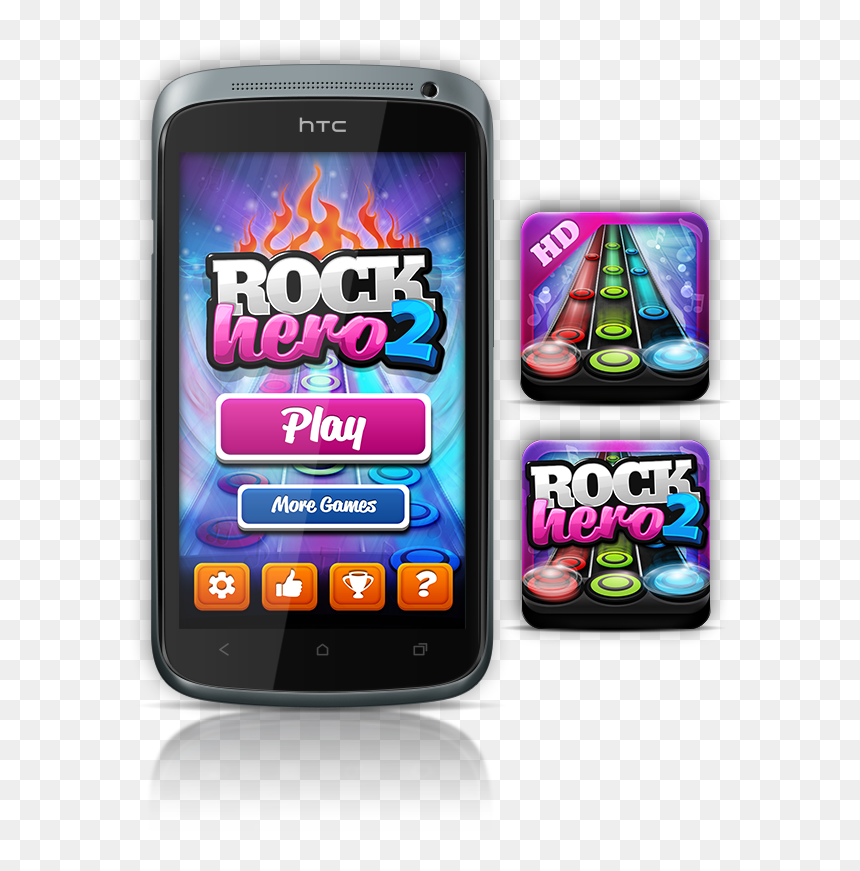 Smartphone, HD Png Download - guitar hero png