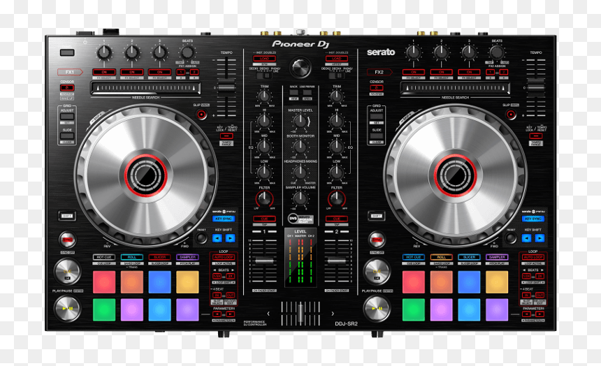 Ddj Sr2 - Pioneer Ddj Sr2, HD Png Download - dj turntables png
