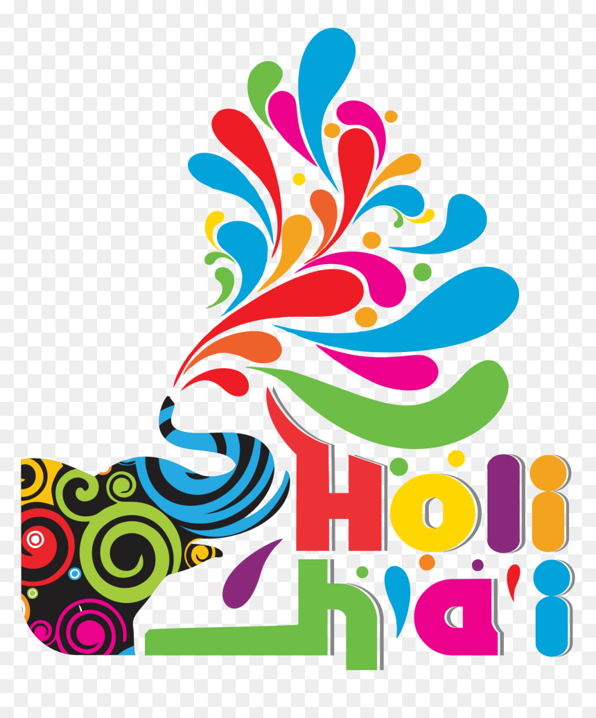 200 Pages, 3/4 - Graphic Design, HD Png Download - holi hai png