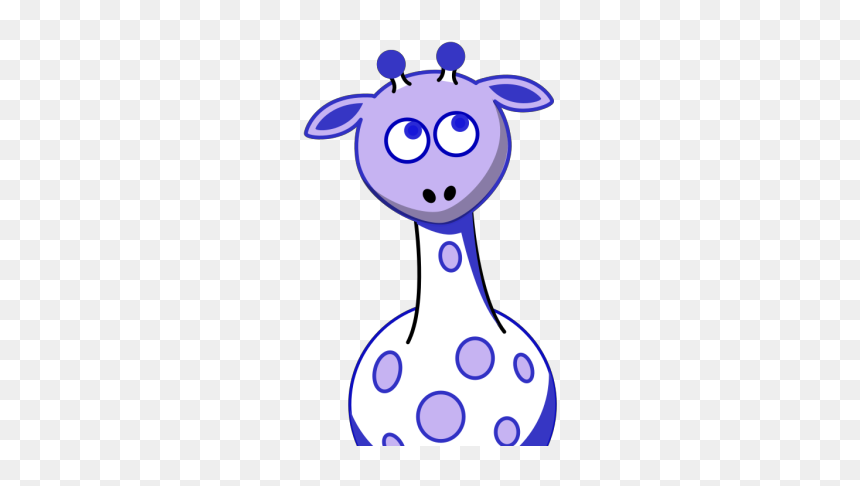 Purple Giraffe Png Icons - Giraffe, Transparent Png - giraffe png images
