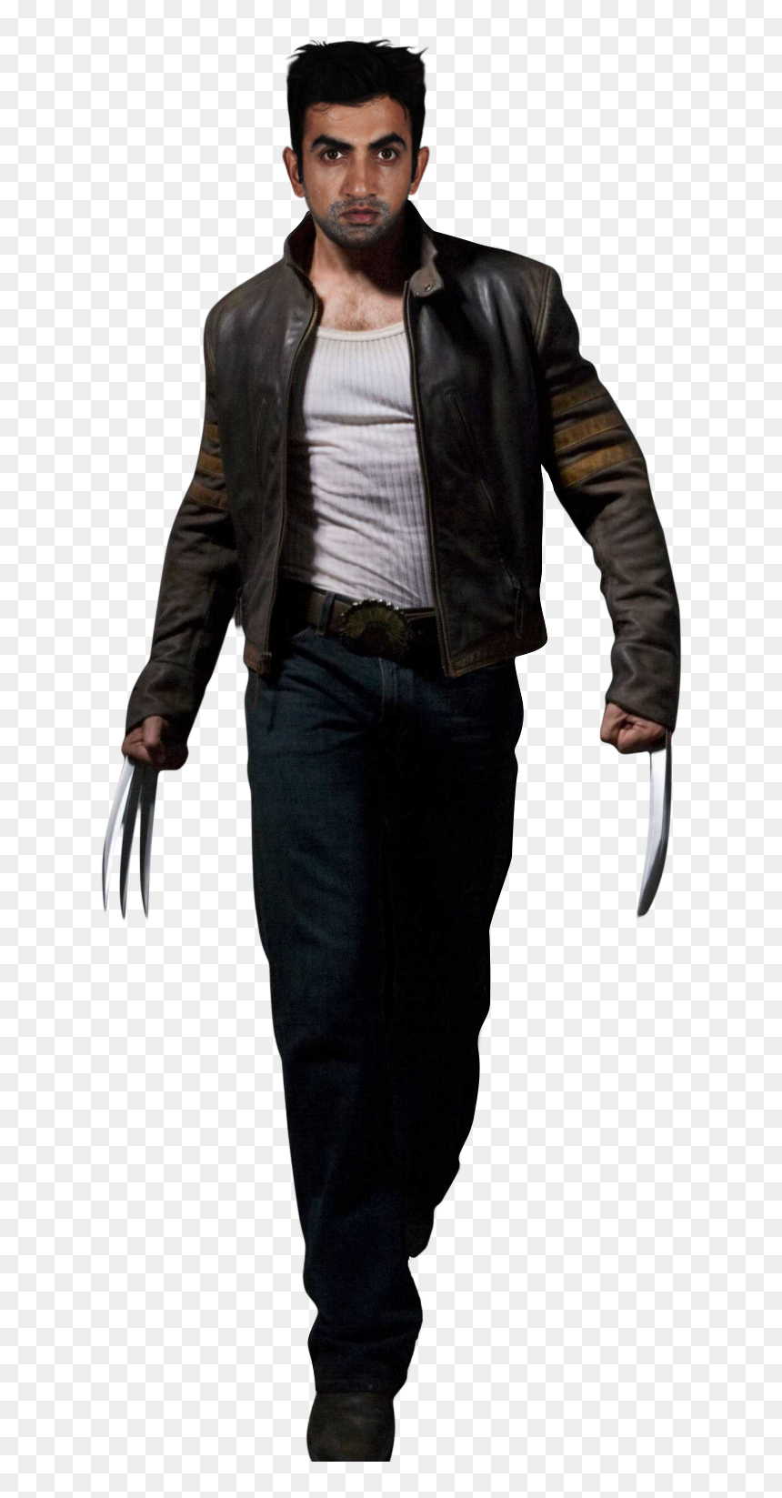 Transparent Virat Kohli Batting Png - Hugh Jackman Wolverine Png, Png Download - virat kohli png image