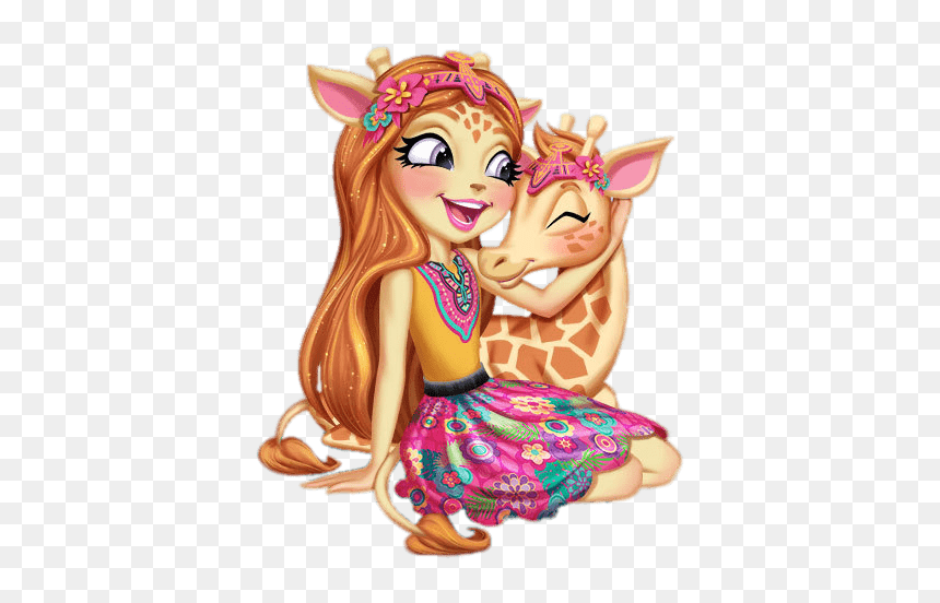 Enchantimals Gillian Giraffe And Pawl - Enchantimals Gillian Giraffe, HD Png Download - giraffe png images