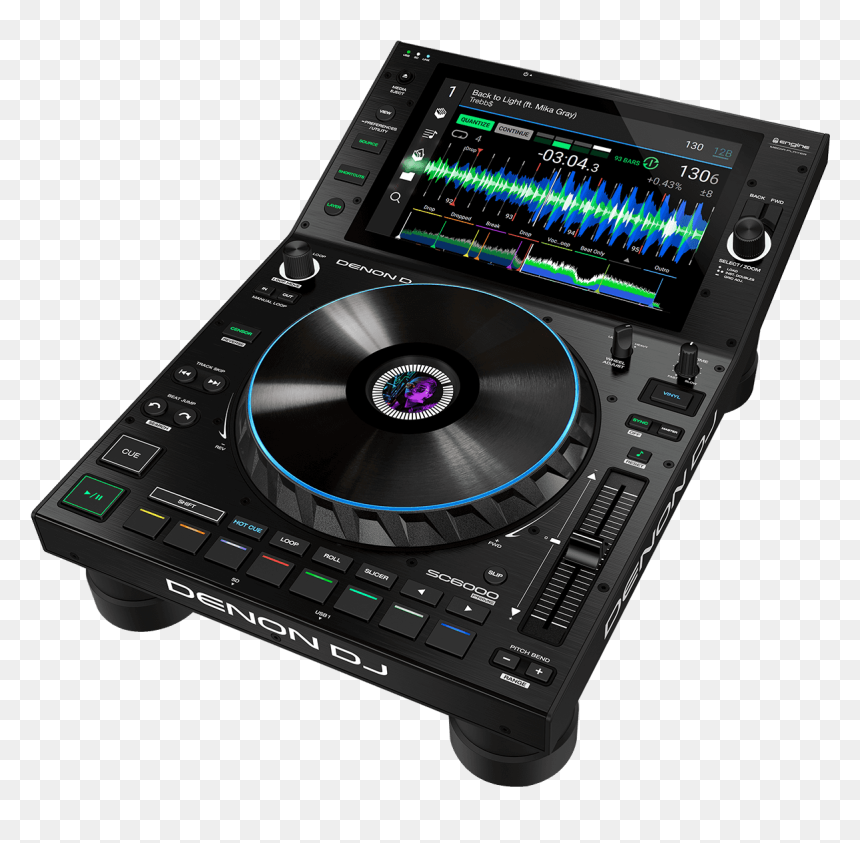 Denon Dj Sc6000m Prime, HD Png Download - dj turntables png