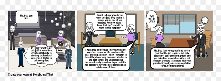 Cartoon, HD Png Download - job interview png