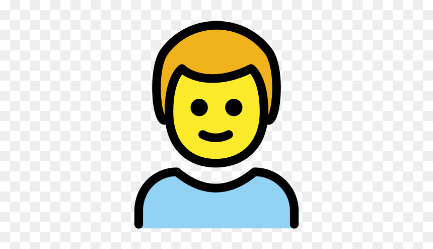 Blond, HD Png Download - boy emoji png