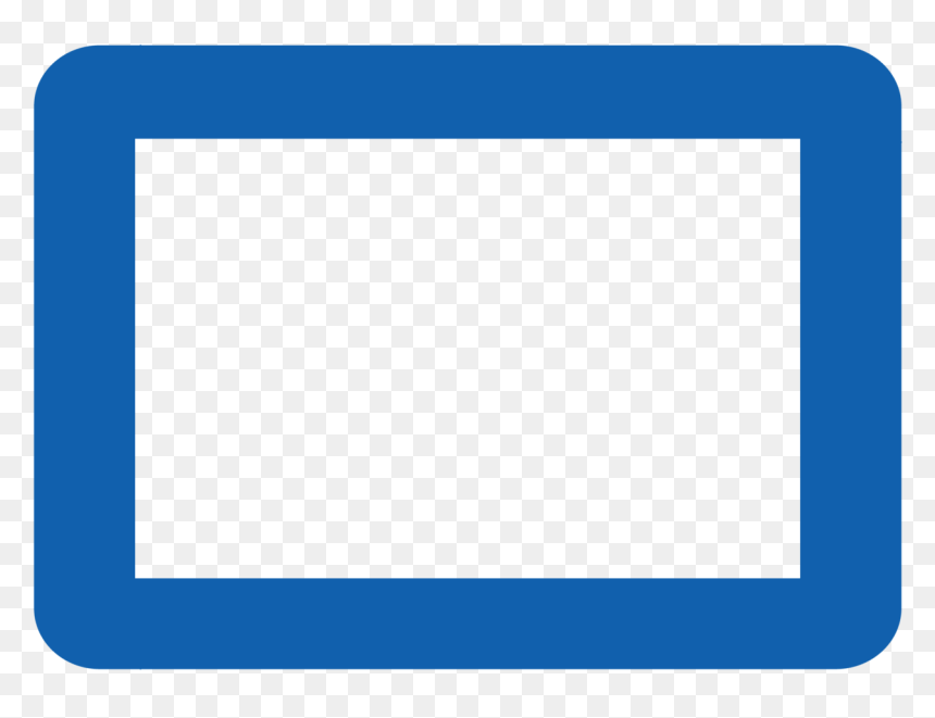 Blue Solid Self-stick Adhesive Sign Holder, HD Png Download - multi photo frames png