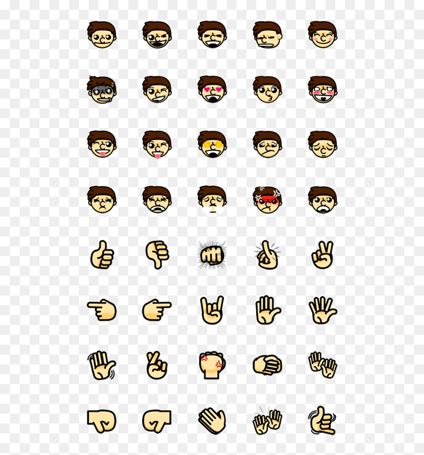 Milk And Mocha Emotes, HD Png Download - boy emoji png